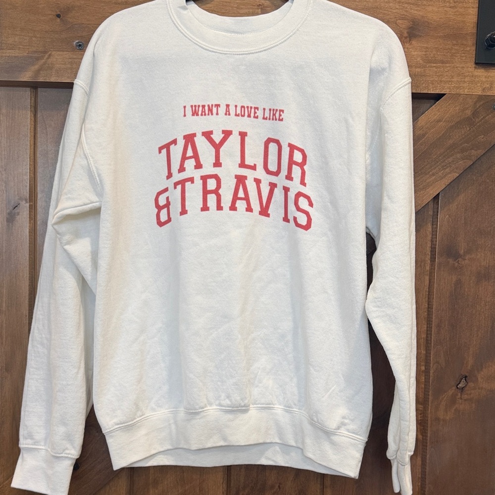 Taylor Swift Travis Kelce Sweatshirt size Large